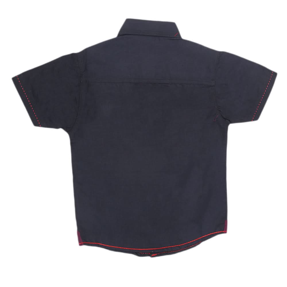 Boys Plain Casual Shirt - Black, Kids, Boys Shirts, Chase Value, Chase Value