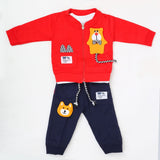 Newborn Boys Full Sleeves Suit - Red, Kids, NB Boys Sets And Suits, Chase Value, Chase Value