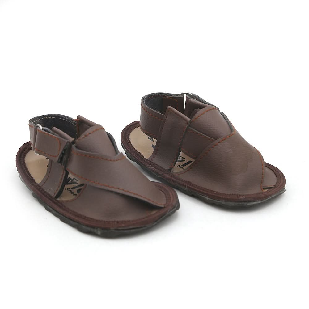 Newborn Boys Peshawari - Dark Brown, Kids, NB Shoes And Socks, Chase Value, Chase Value