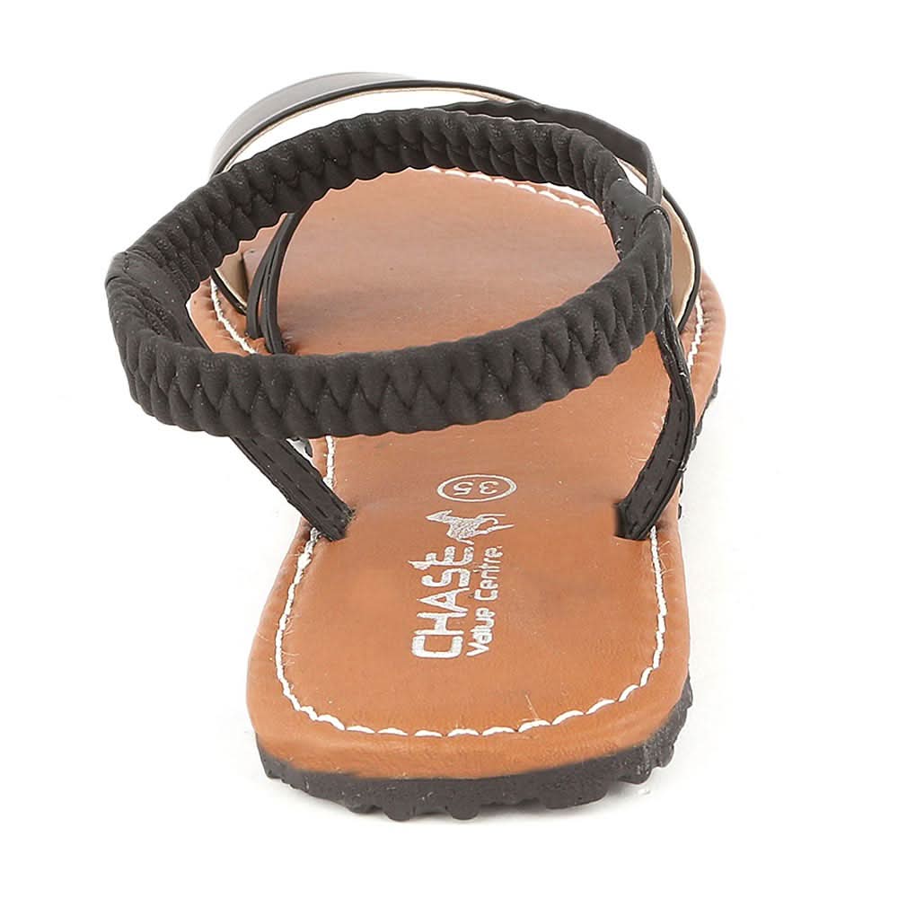 Girls Slipper  (711 A) - Black, Kids, Girls Slippers, Chase Value, Chase Value