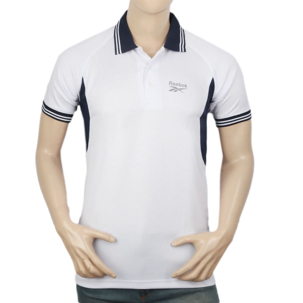 Men's Half Sleeves Polo T-Shirt - White, Men, T-Shirts And Polos, Chase Value, Chase Value