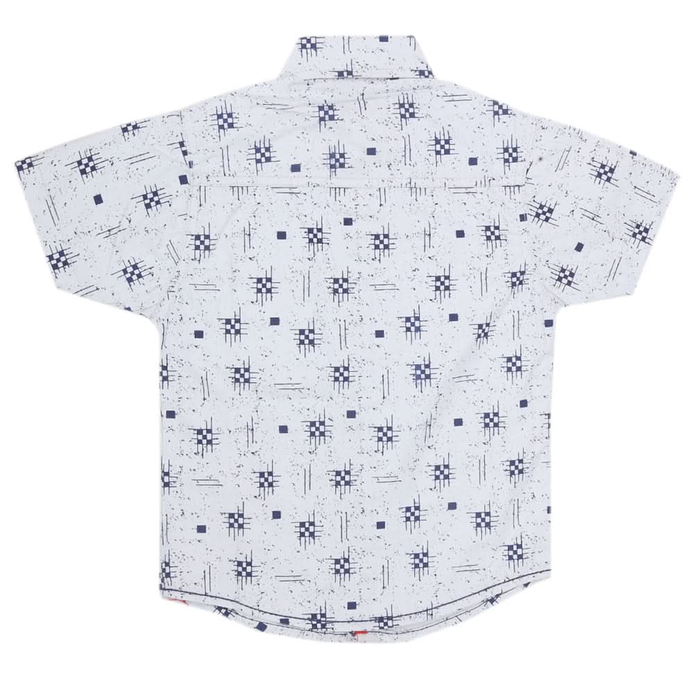 Boys Printed Casual Shirt - Ash Grey, Kids, Boys Shirts, Chase Value, Chase Value