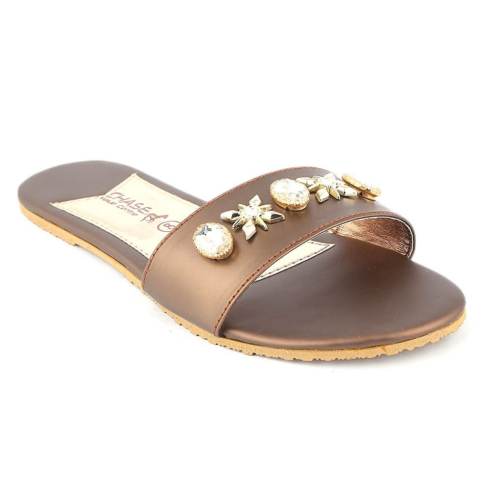 Women's Slipper I 02 - Brown, Women, Slippers, Chase Value, Chase Value