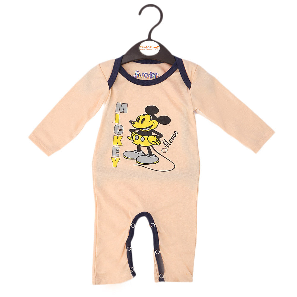 Newborn Boys Full Sleeves Printed Romper Pack Of 4, Kids, NB Boys Rompers, Chase Value, Chase Value