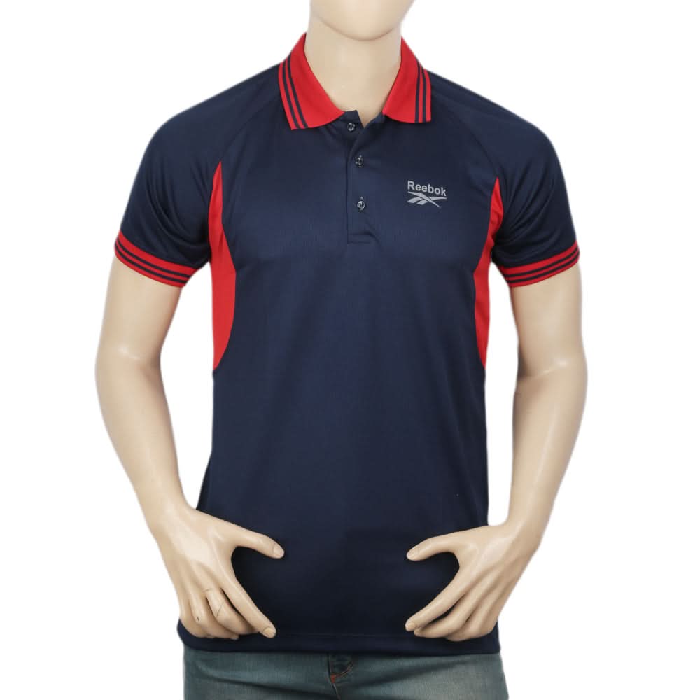 Men's Half Sleeves Polo T-Shirt - Navy Blue, Men, T-Shirts And Polos, Chase Value, Chase Value
