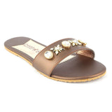 Women's Slipper I 02 - Brown, Women, Slippers, Chase Value, Chase Value