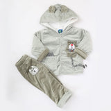 Newborn Boys Full Sleeves Hooded Suit - Green, Kids, NB Boys Sets And Suits, Chase Value, Chase Value