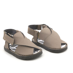 Newborn Peshawari Sandals  - Light Grey, Kids, NB Shoes And Socks, Chase Value, Chase Value