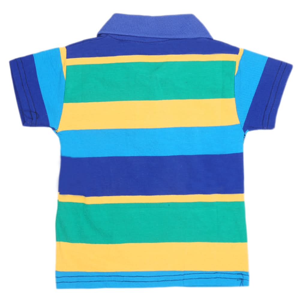 Boys Yarn Dyed T-Shirt - Multi, Kids, Boys T-Shirts, Chase Value, Chase Value