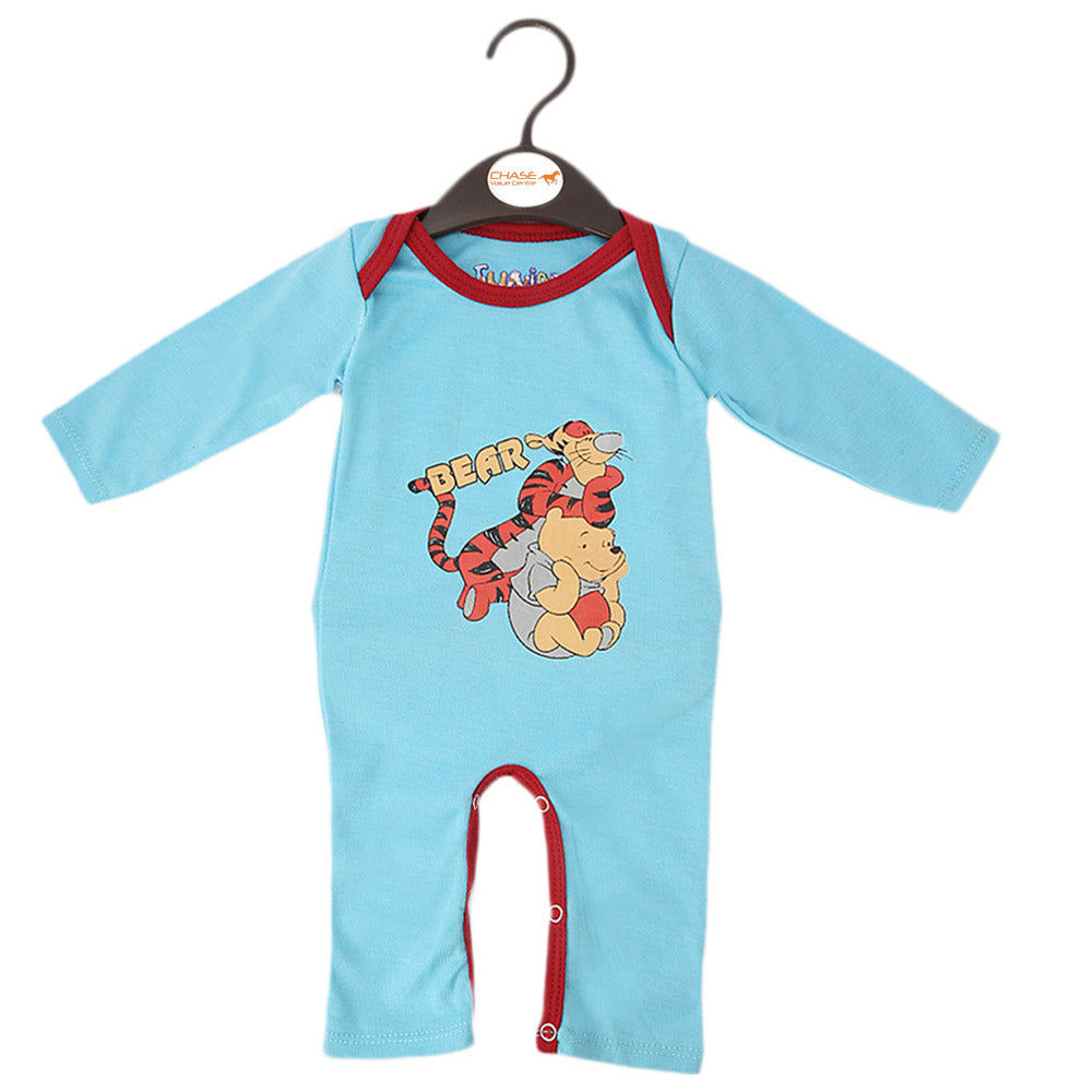 Newborn Boys Full Sleeves Printed Romper Pack Of 4, Kids, NB Boys Rompers, Chase Value, Chase Value