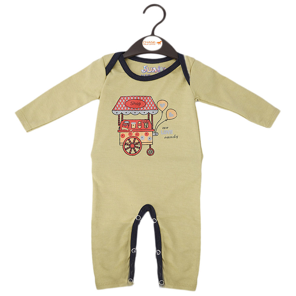 Newborn Boys Full Sleeves Printed Romper Pack Of 4, Kids, NB Boys Rompers, Chase Value, Chase Value