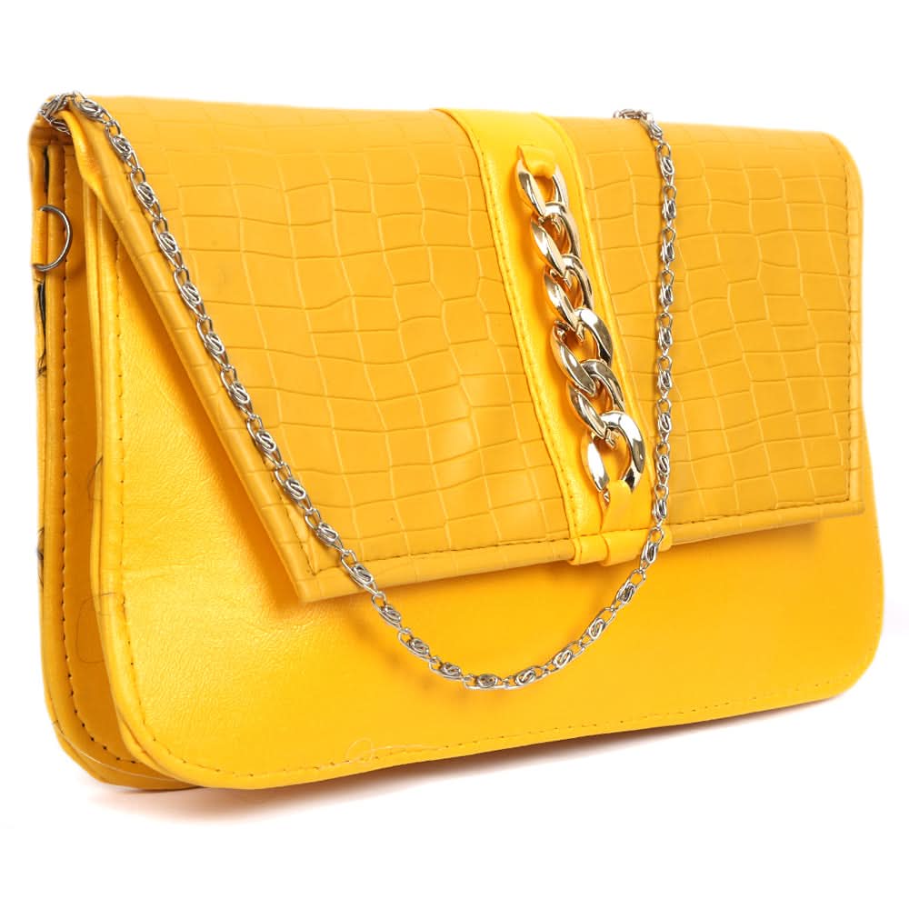 Women's Clutch - Yellow, Women, Clutches, Chase Value, Chase Value