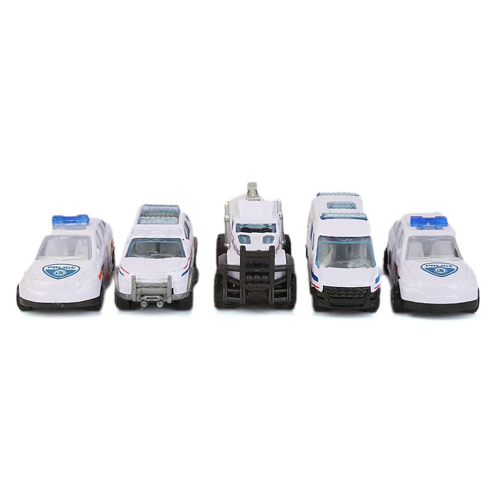 Die Cast 5 Pcs Car Set For Kid - White, Kids, Sports, Chase Value, Chase Value