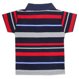 Boys Yarn Dyed T-Shirt - Multi, Kids, Boys T-Shirts, Chase Value, Chase Value