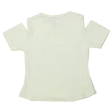 Girls Fancy Embroidered T-Shirt - Lemon, Kids, Girls T-Shirts, Chase Value, Chase Value