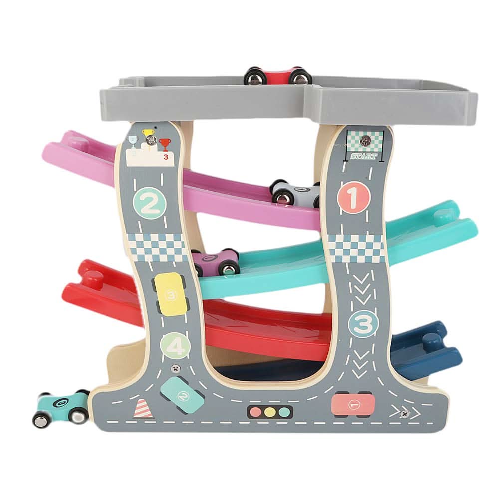 Wooden Luxury Gliding Car Set For Kid - Multi, Kids, Educational Toys, Chase Value, Chase Value