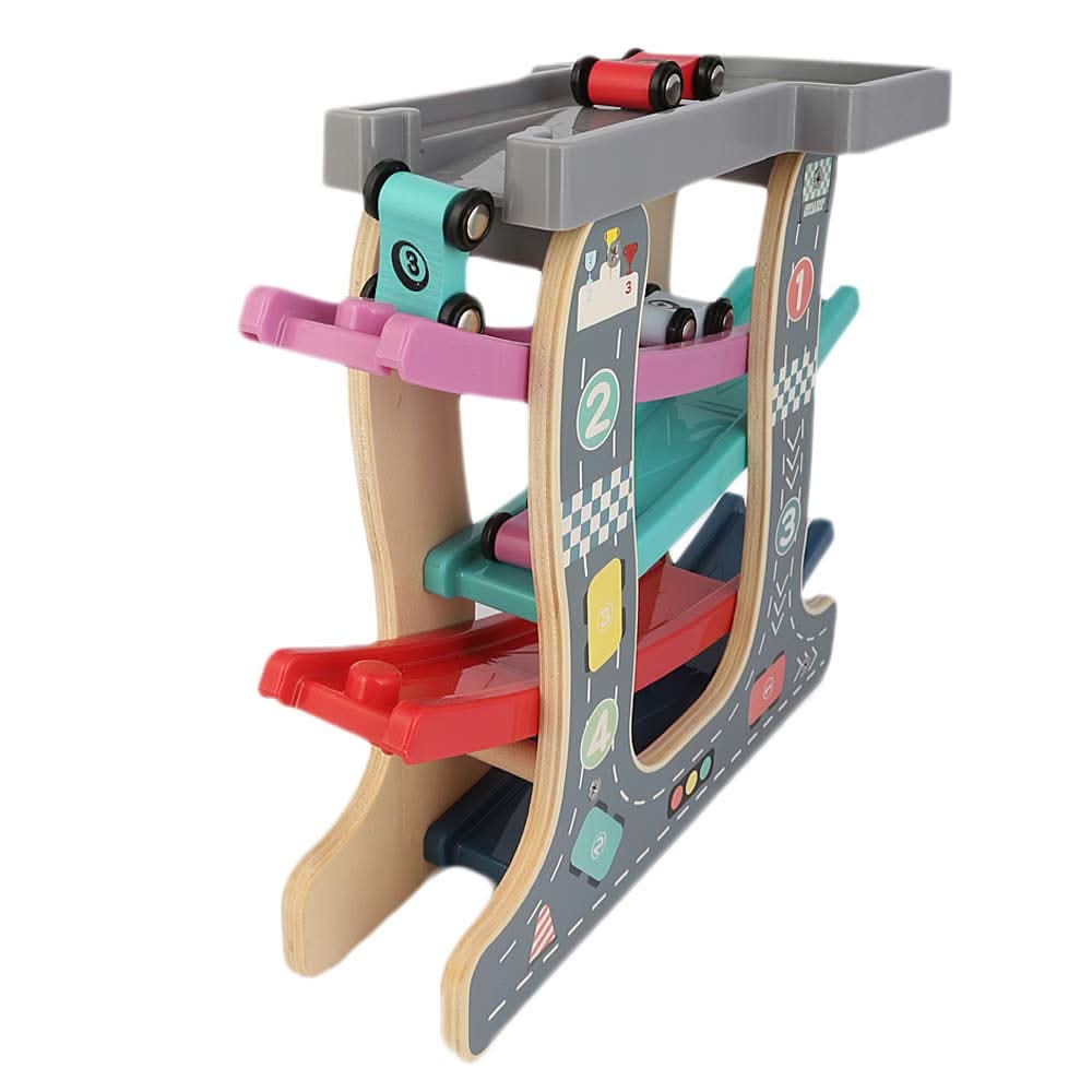 Wooden Luxury Gliding Car Set For Kid - Multi, Kids, Educational Toys, Chase Value, Chase Value