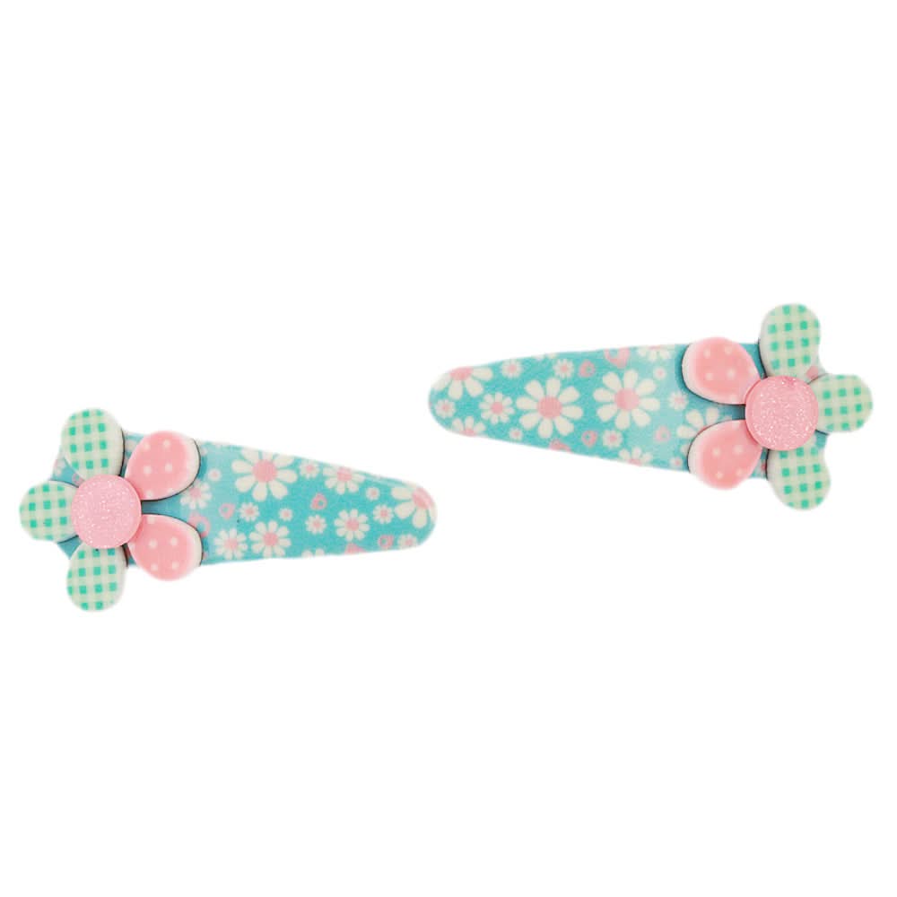 Girls Hair Pin 2 Pcs- Blue, Kids, Hair Accessories, Chase Value, Chase Value