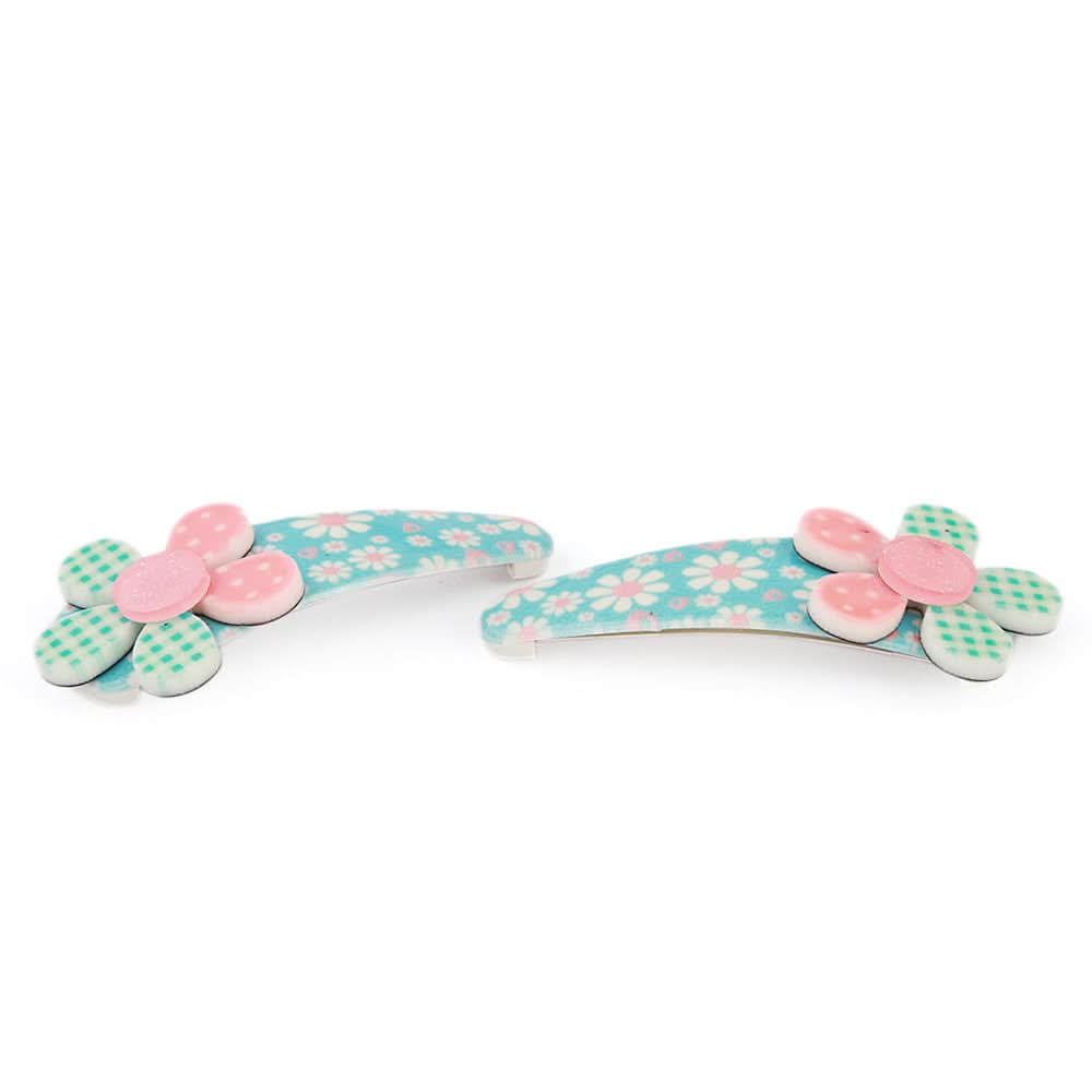 Girls Hair Pin 2 Pcs- Blue, Kids, Hair Accessories, Chase Value, Chase Value