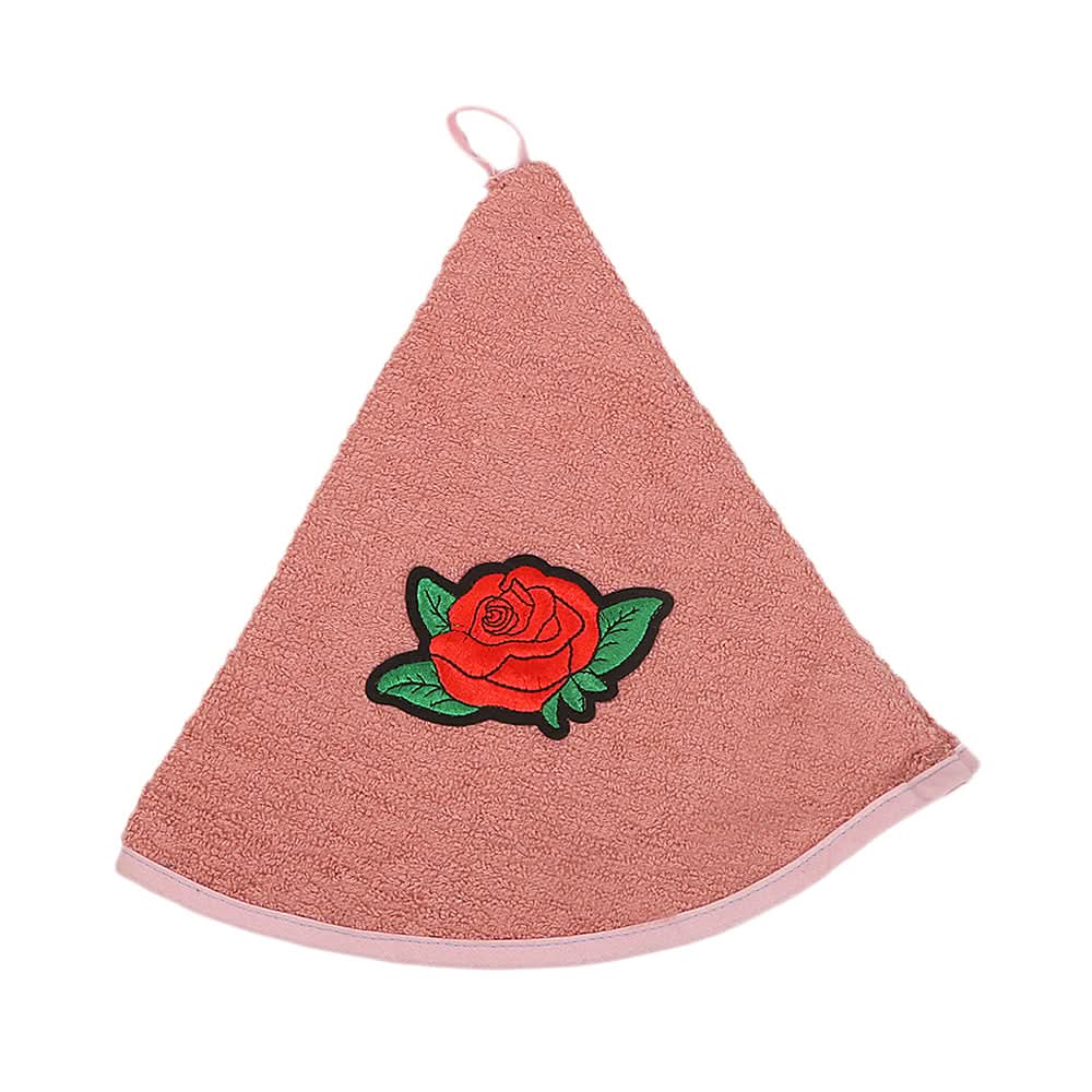 Hanging Round Towel 22x22 - Peach, Home & Lifestyle, Kitchen Towels, Chase Value, Chase Value