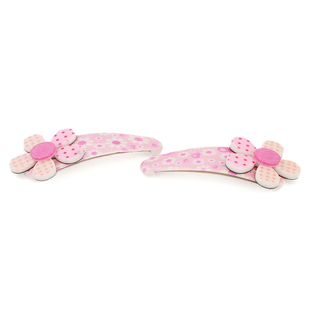 Girls Hair Pin 2 Pcs- Light Pink, Kids, Hair Accessories, Chase Value, Chase Value