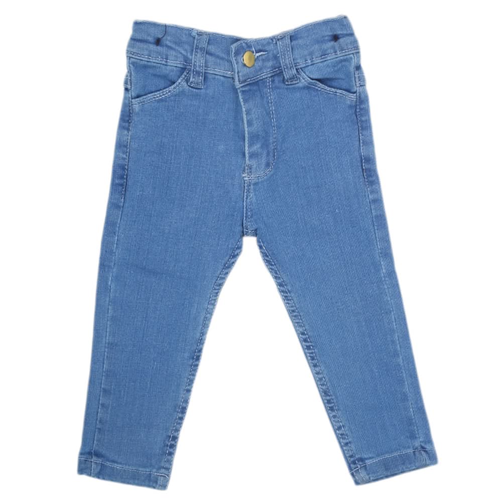Girls Basic Denim Pant - Blue, Kids, Girls Pants And Capri, Chase Value, Chase Value