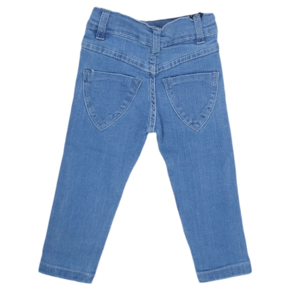 Girls Basic Denim Pant - Blue, Kids, Girls Pants And Capri, Chase Value, Chase Value