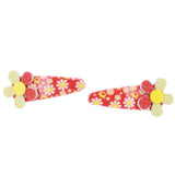 Girls Hair Pin 2 Pcs- Red, Kids, Hair Accessories, Chase Value, Chase Value