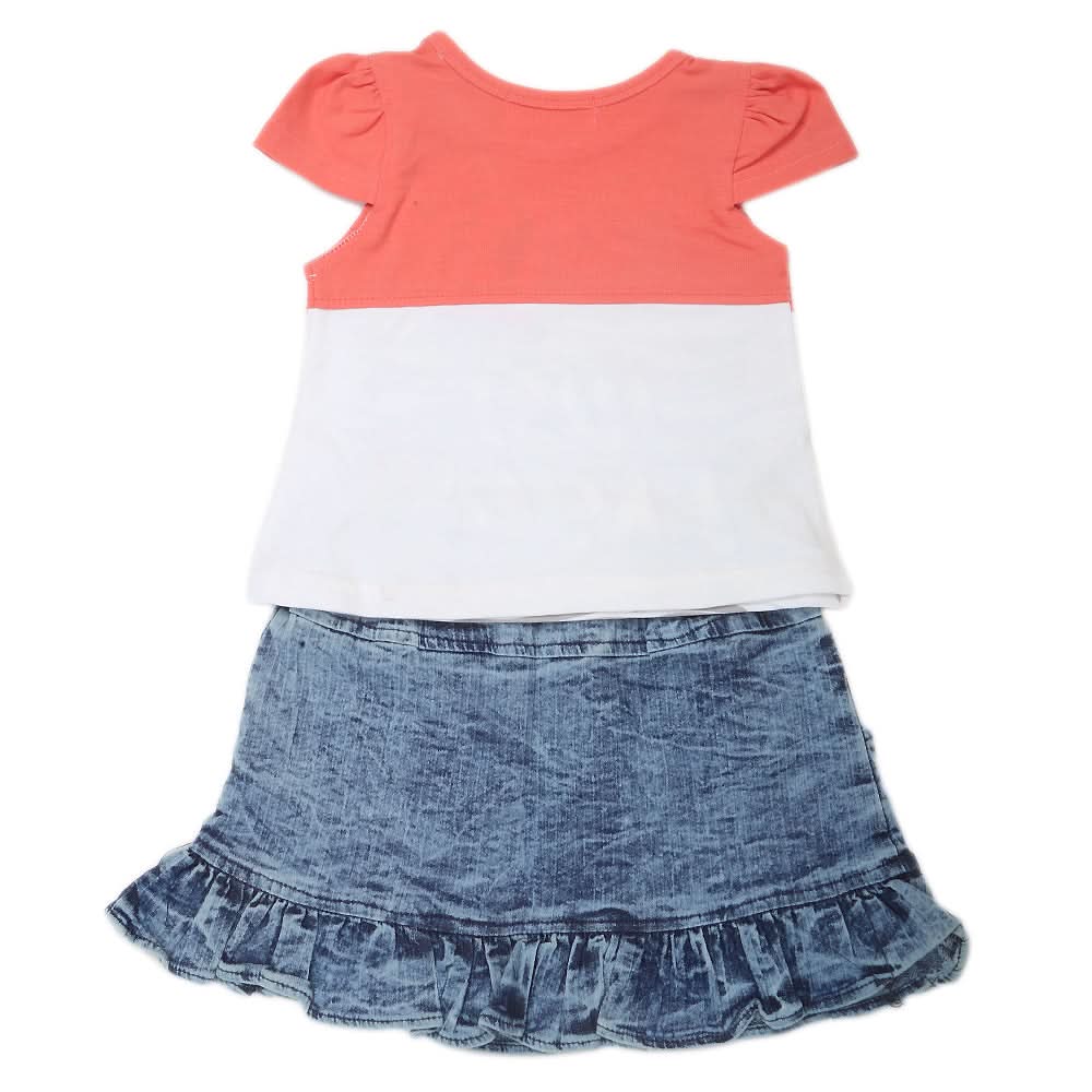 Girls Skirt Suit - Red, Kids, Girls Sets And Suits, Chase Value, Chase Value