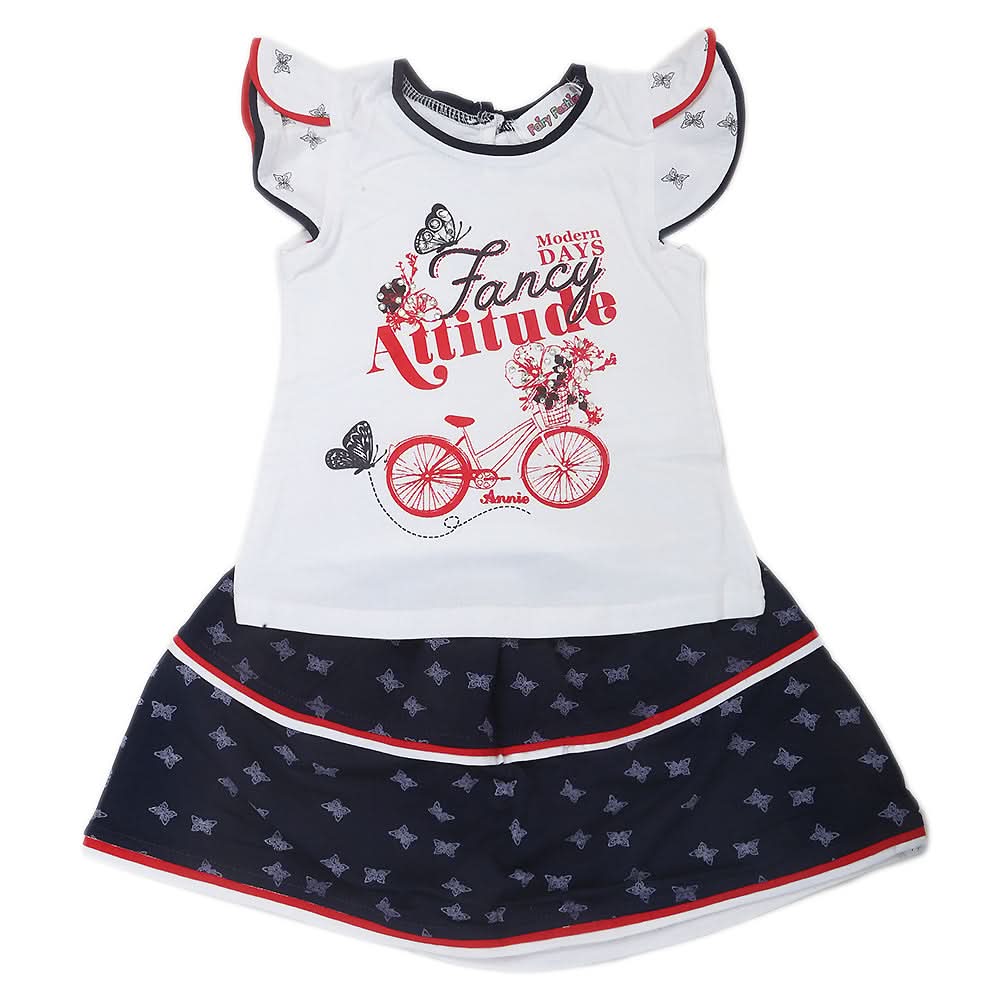 Girls Skirt Suit - Navy Blue, Kids, Girls Sets And Suits, Chase Value, Chase Value
