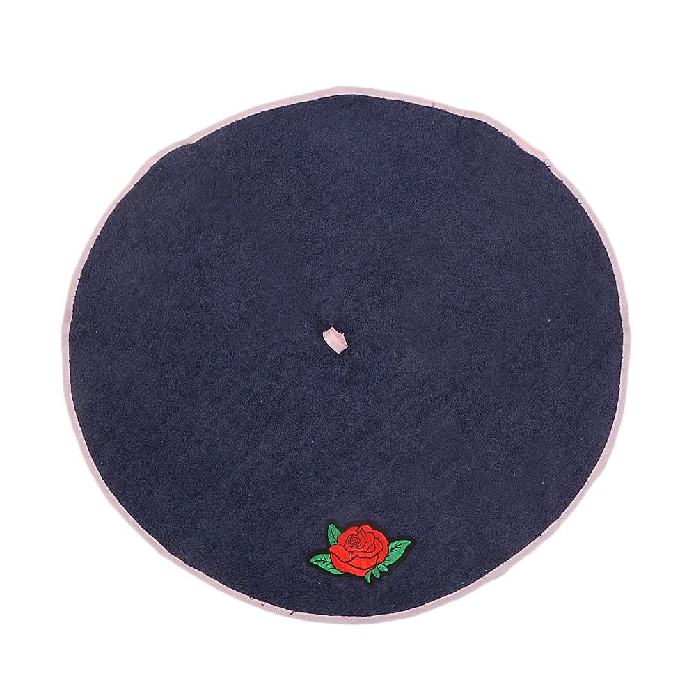 Hanging Round Towel 22x22 - Navy Blue, Home & Lifestyle, Kitchen Towels, Chase Value, Chase Value