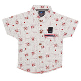 Boys Printed Casual Shirt - Beige, Kids, Boys Shirts, Chase Value, Chase Value