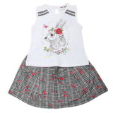 Girls Short Suit - White, Kids, Girls Sets And Suits, Chase Value, Chase Value