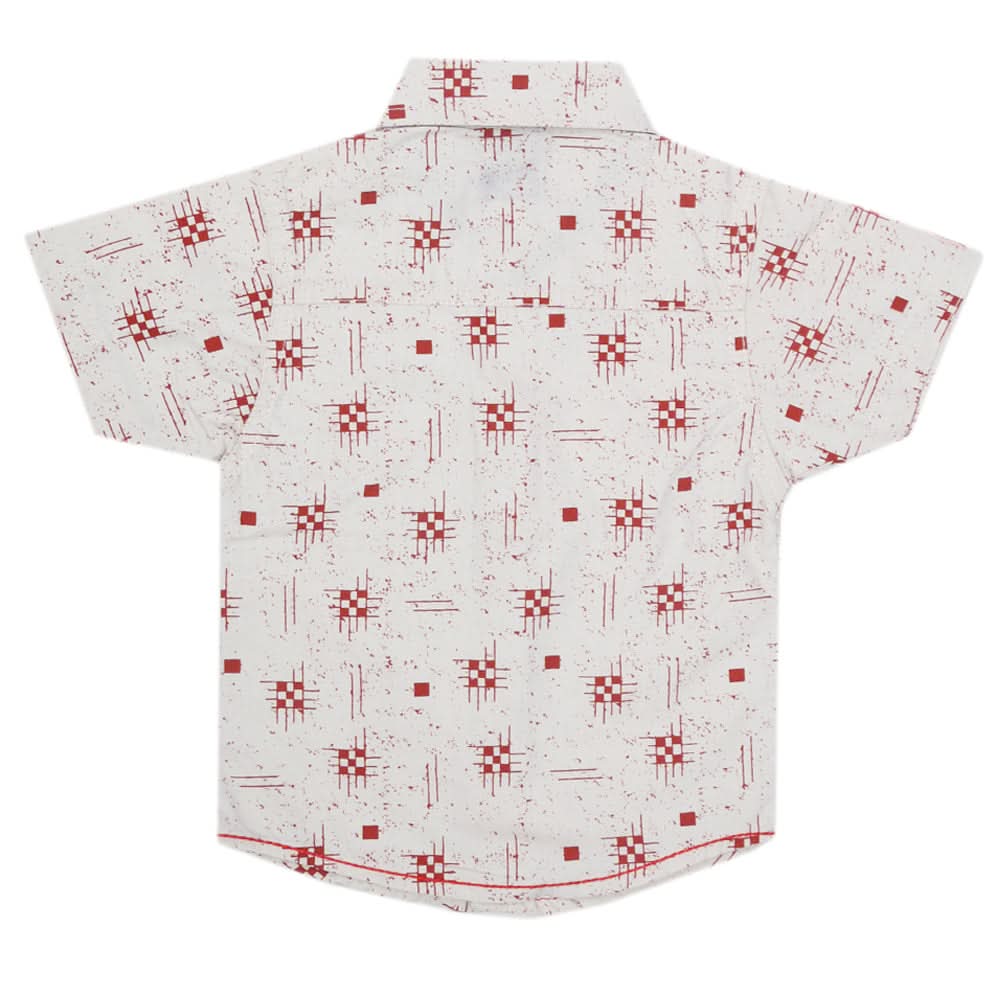 Boys Printed Casual Shirt - Beige, Kids, Boys Shirts, Chase Value, Chase Value