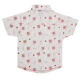 Boys Printed Casual Shirt - Beige, Kids, Boys Shirts, Chase Value, Chase Value