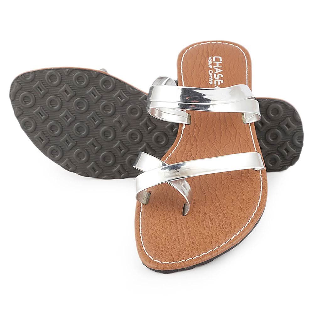 Girls Slipper  (07-A) - White, Kids, Girls Slippers, Chase Value, Chase Value