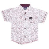 Boys Printed Casual Shirt - White, Kids, Boys Shirts, Chase Value, Chase Value