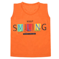 Boys Sando T-Shirt - Orange, Boys Sando, Chase Value, Chase Value