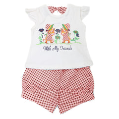 Girls Suits-Short Suits 117 SML - Red, Kids, Girls Sets And Suits, Chase Value, Chase Value