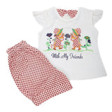 Girls Suits-Short Suits 117 SML - Red, Kids, Girls Sets And Suits, Chase Value, Chase Value