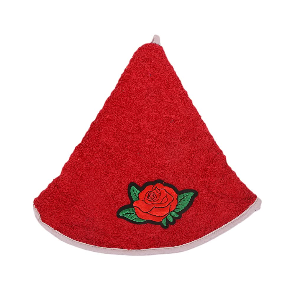 Hanging Round Towel 22x22 - Red, Home & Lifestyle, Kitchen Towels, Chase Value, Chase Value