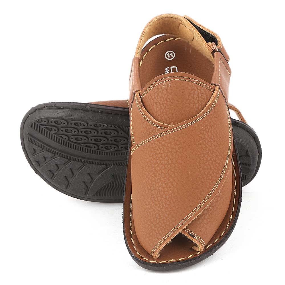 Boys Peshawari Sandals (1018-A) - Black - test-store-for-chase-value