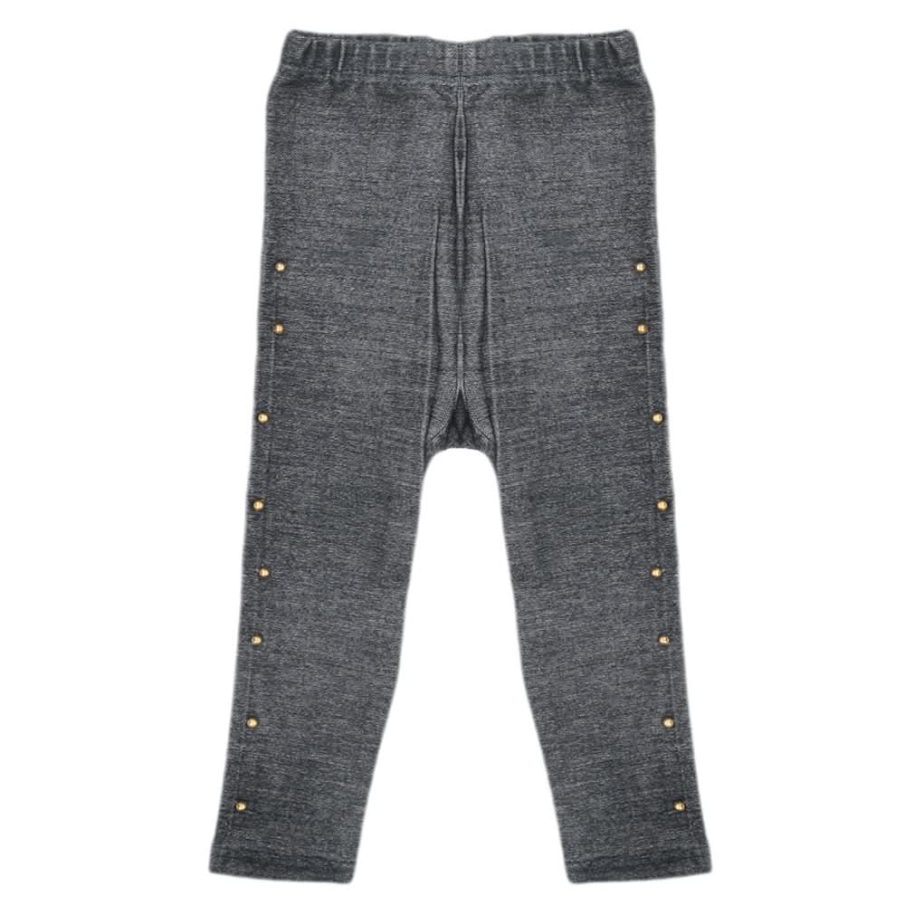 Girls Denim Tights - Black, Kids, Tights Leggings And Pajama, Chase Value, Chase Value