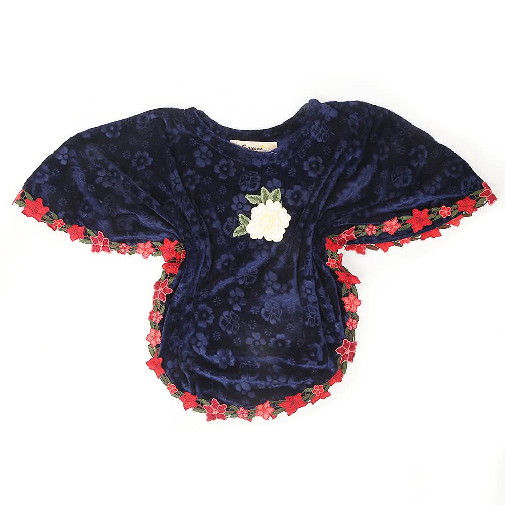 Girls Butterfly Top - Navy Blue, Kids, Tops, Chase Value, Chase Value