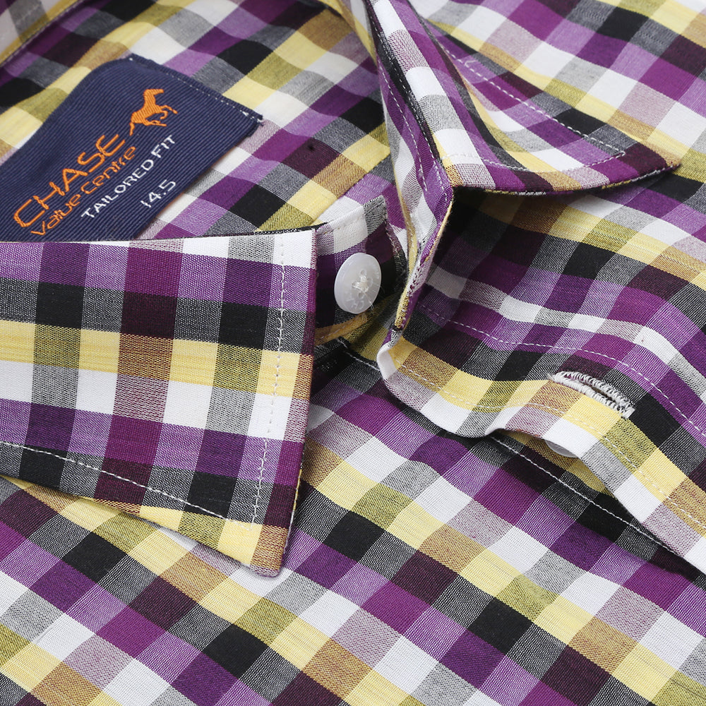 Men's Formal Shirt - Purple, Men, Shirts, Chase Value, Chase Value