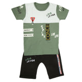 Boys Half Sleeves Short Suit 20-22 31893 - Green, Kids, Boys Sets And Suits, Chase Value, Chase Value