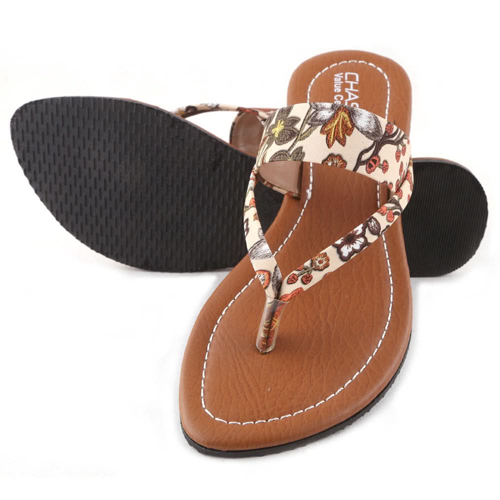 Girls Slippers J-309-A - White, Kids, Girls Slippers, Chase Value, Chase Value