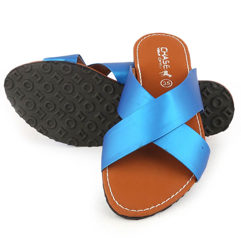 Girls Slipper  (710 A) - Blue, Kids, Girls Slippers, Chase Value, Chase Value