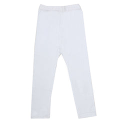 Girls Plain Tight - White, Kids, Tights Leggings And Pajama, Chase Value, Chase Value