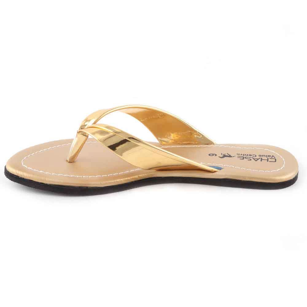 Women's Slipper (J-501) - Golden, Women, Slippers, Chase Value, Chase Value